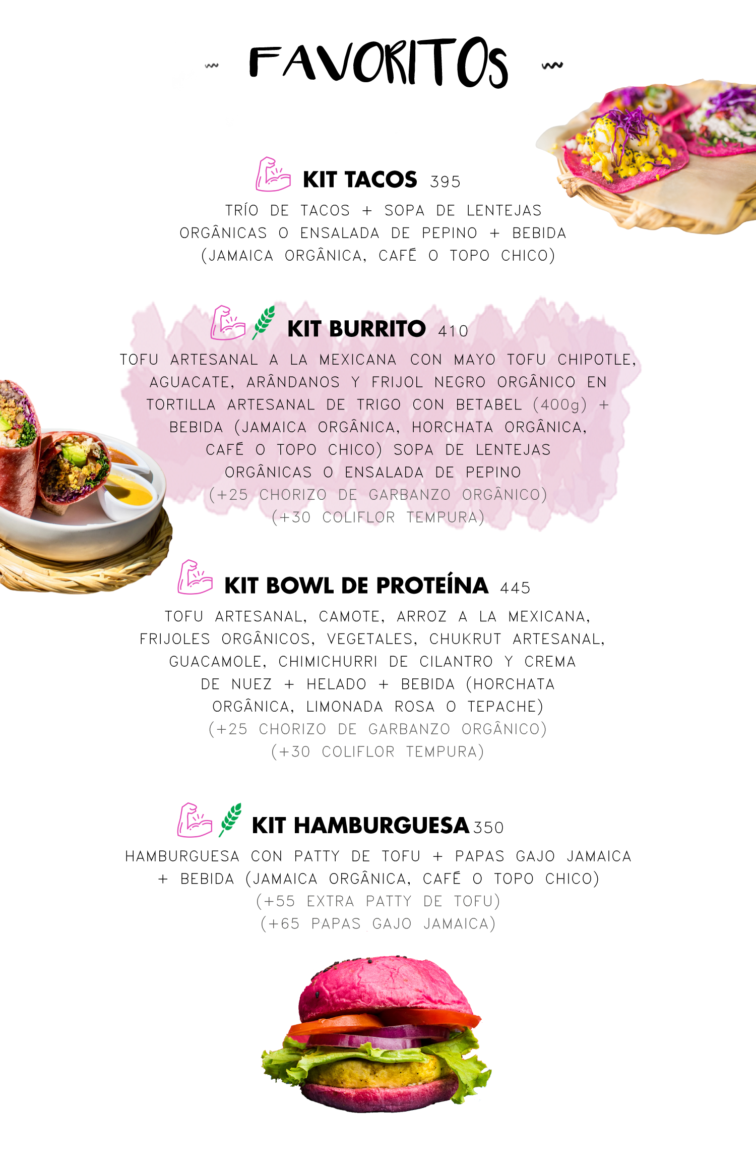 COMBOS DE FAVORITOS VEGANOS EN LA CDMX